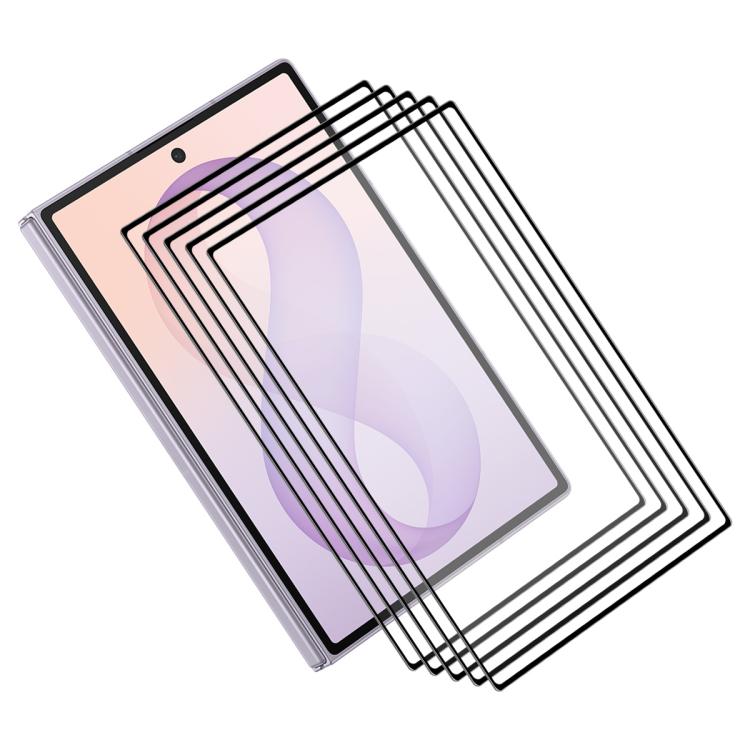 For Galaxy Z Fold8 5G Outer Screen 5pcs ENKAY Hat-Prince Full Glue High Aluminum-silicon Tempered Glass Film