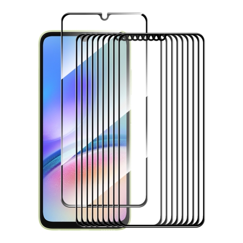 

For Samsung Galaxy A05s 10pcs ENKAY Hat-Prince Full Glue High Aluminum-silicon Tempered Glass Film