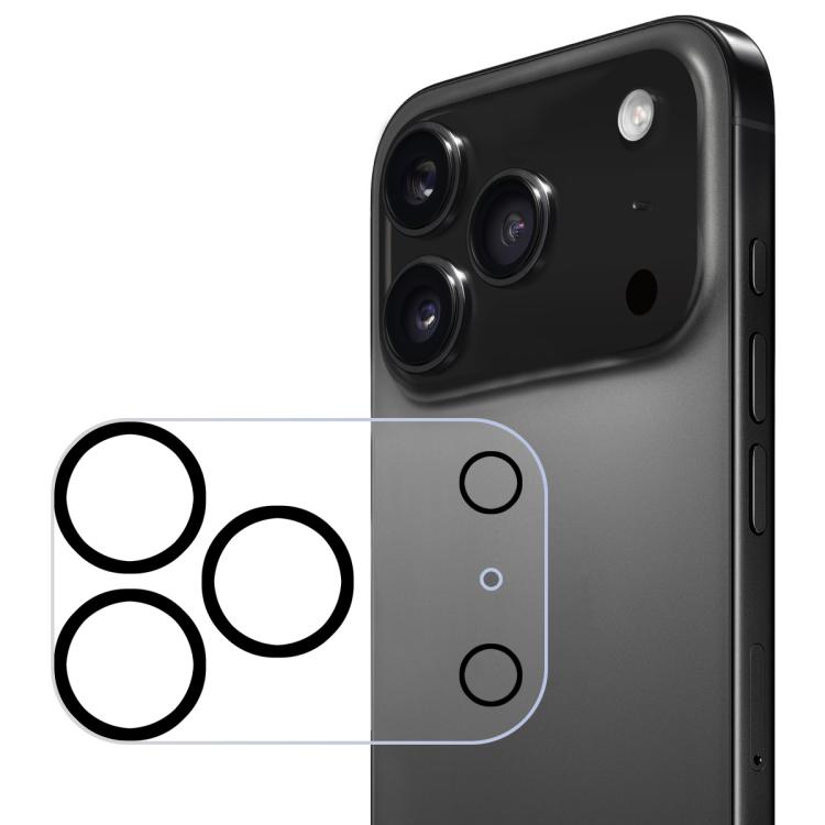 

For iPhone 17 Pro ENKAY Hat-Prince 9H Rear Camera Lens Tempered Glass Film