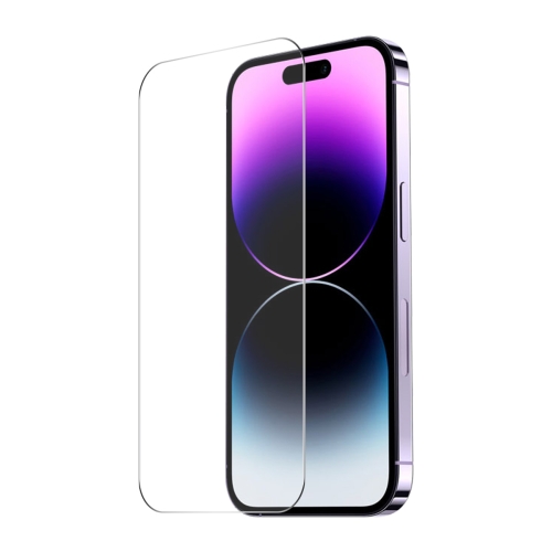 For iPhone 15 Pro ENKAY 0.26mm 9H 2.5D High Aluminum-silicon Tempered Glass Film защитное стекло usams us bh864 tempered glass 0 33mm для iphone 15 plus bh864m01