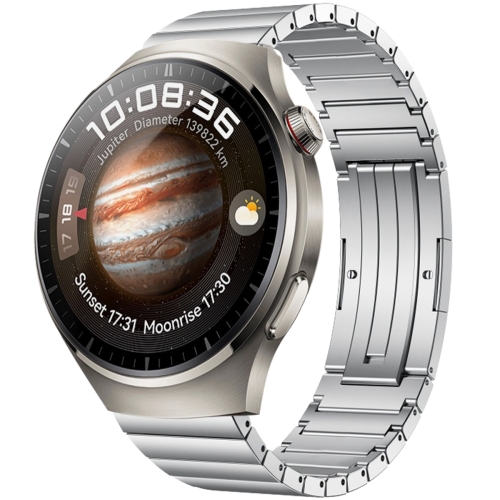 For Huawei Watch 4 / 4 Pro One Bead Titanium Alloy Watch Band(Silver) защитная плёнка brozo на huawei watch gt 3 46mm гидрогелевая прозрачная