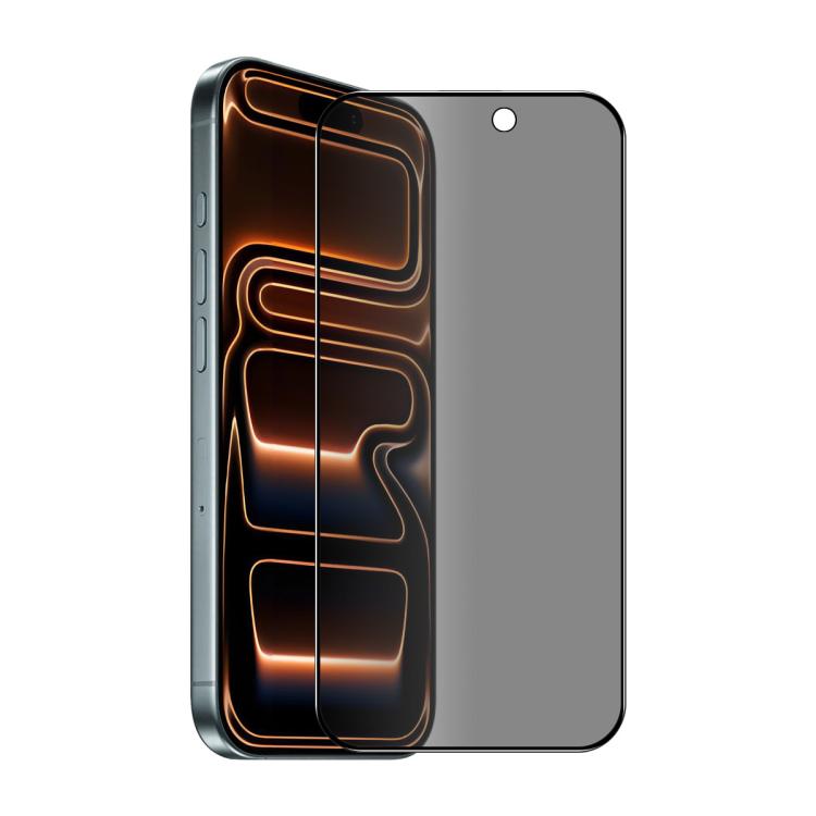 For iPhone 18 Pro ENKAY Hat-Prince 28 Degree Anti-peeping Tempered Glass Full Screen Film