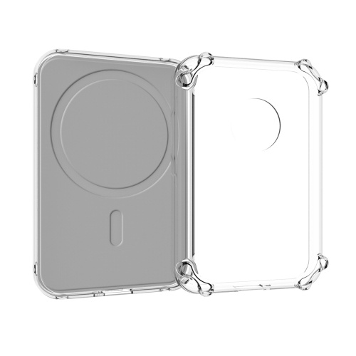 

For MagSafe Battery Pack ENKAY Hat-Prince Transparent TPU Shockproof Phone Case