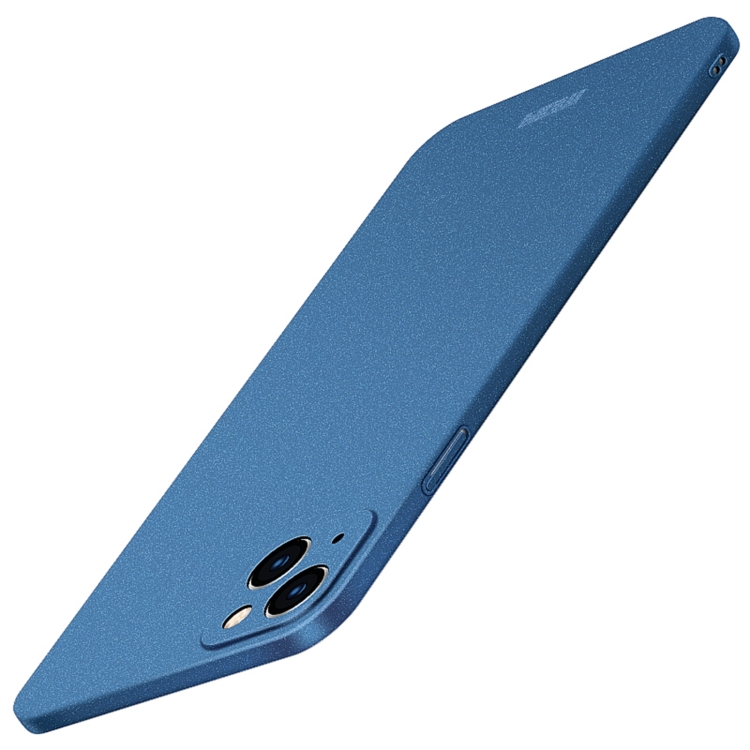 

For iPhone 15 Pro Max MOFI Fandun Series Frosted PC Ultra-thin All-inclusive Phone Case(Blue)