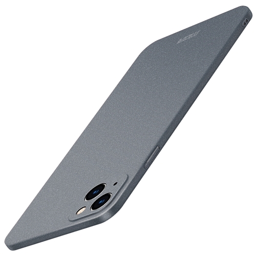 

For iPhone 15 MOFI Fandun Series Frosted PC Ultra-thin All-inclusive Phone Case(Gray)