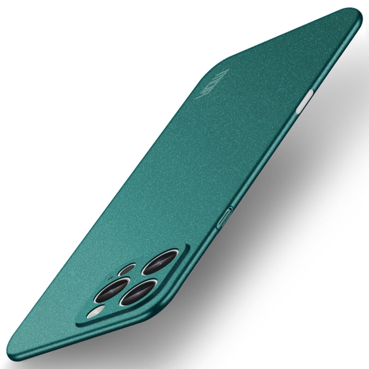 

For iPhone 16 Pro MOFI Fandun Series Frosted PC Ultra-thin All-inclusive Phone Case(Green)