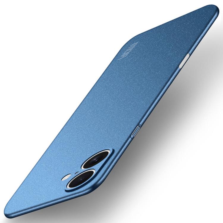 

For iPhone 17 MOFI Fandun Series Frosted PC Ultra-thin All-inclusive Phone Case(Blue)