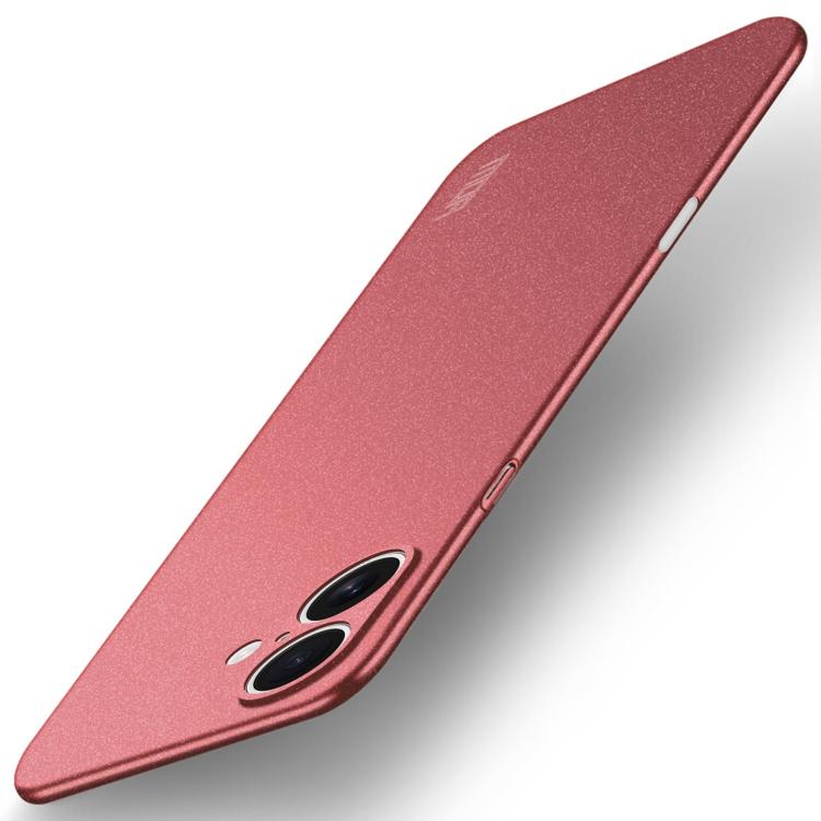 

For iPhone 17 MOFI Fandun Series Frosted PC Ultra-thin All-inclusive Phone Case(Red)
