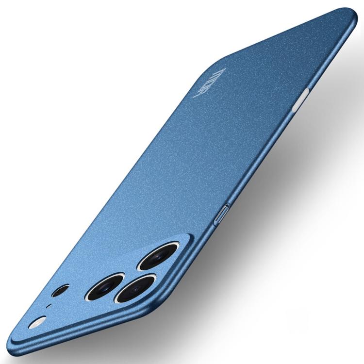 

For iPhone 17 Pro MOFI Fandun Series Frosted PC Ultra-thin All-inclusive Phone Case(Blue)