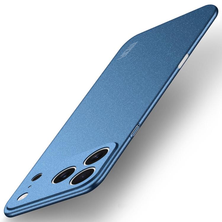 

For iPhone 17 Pro Max MOFI Fandun Series Frosted PC Ultra-thin All-inclusive Phone Case(Blue)