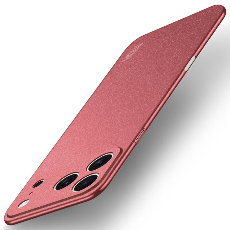 

For iPhone 17 Pro Max MOFI Fandun Series Frosted PC Ultra-thin All-inclusive Phone Case(Red)