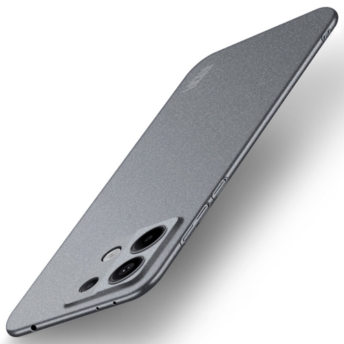 

For Xiaomi Redmi Note 13 5G MOFI Fandun Series Frosted PC Ultra-thin All-inclusive Phone Case(Gray)