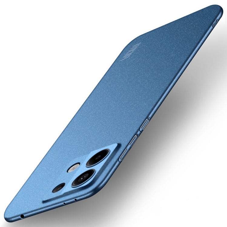 

For Xiaomi Redmi Note 13 Pro 5G MOFI Fandun Series Frosted PC Ultra-thin All-inclusive Phone Case(Blue)
