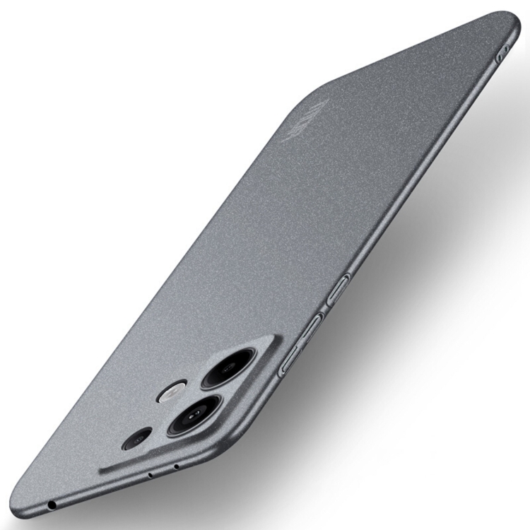 

For Xiaomi Redmi Note 13 Pro 5G MOFI Fandun Series Frosted PC Ultra-thin All-inclusive Phone Case(Gray)