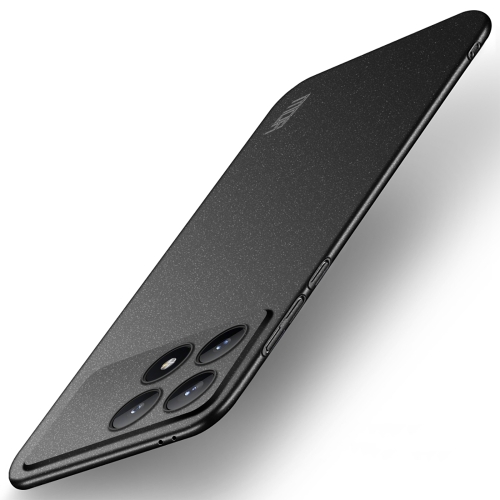 

For Xiaomi Redmi K70 / K70 Pro MOFI Fandun Series Frosted PC Ultra-thin All-inclusive Phone Case(Black)
