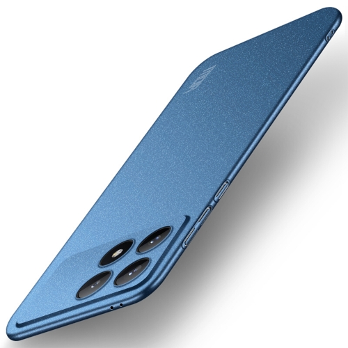 

For Xiaomi Redmi K70 / K70 Pro MOFI Fandun Series Frosted PC Ultra-thin All-inclusive Phone Case(Blue)