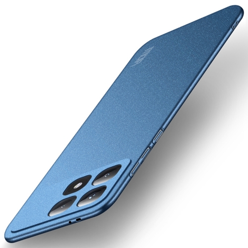 

For Xiaomi Redmi K70 Ultra MOFI Fandun Series Frosted PC Ultra-thin All-inclusive Phone Case(Blue)