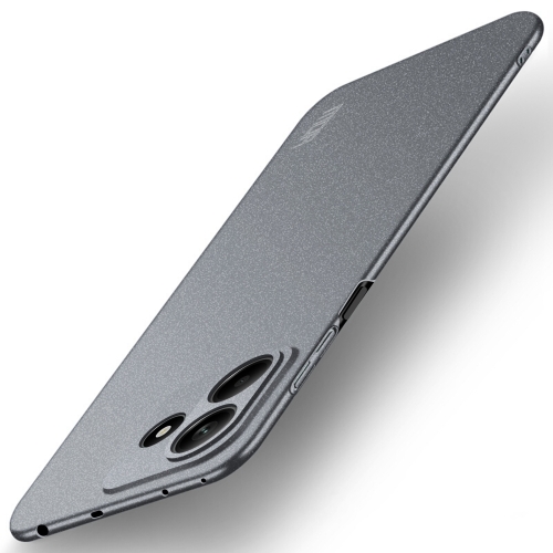 

For Xiaomi Redmi Note 14 MOFI Fandun Series Frosted PC Ultra-thin All-inclusive Phone Case(Gray)