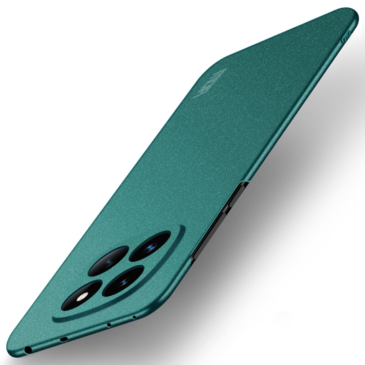 

For Xiaomi Redmi Note 14 Pro MOFI Fandun Series Frosted PC Ultra-thin All-inclusive Phone Case(Green)