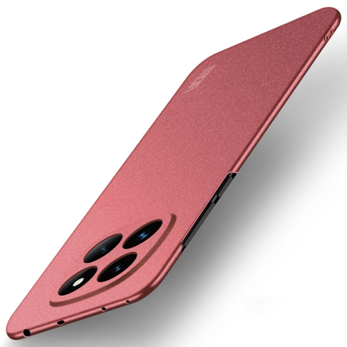 

For Xiaomi Redmi Note 14 Pro MOFI Fandun Series Frosted PC Ultra-thin All-inclusive Phone Case(Red)