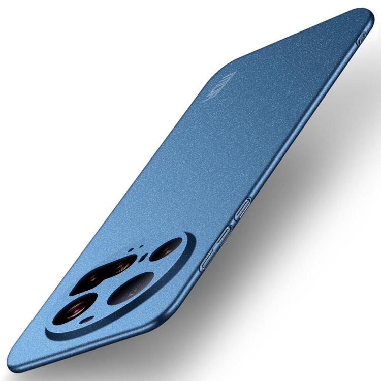

For Xiaomi 15 Ultra MOFI Fandun Series Frosted PC Ultra-thin All-inclusive Phone Case(Blue)