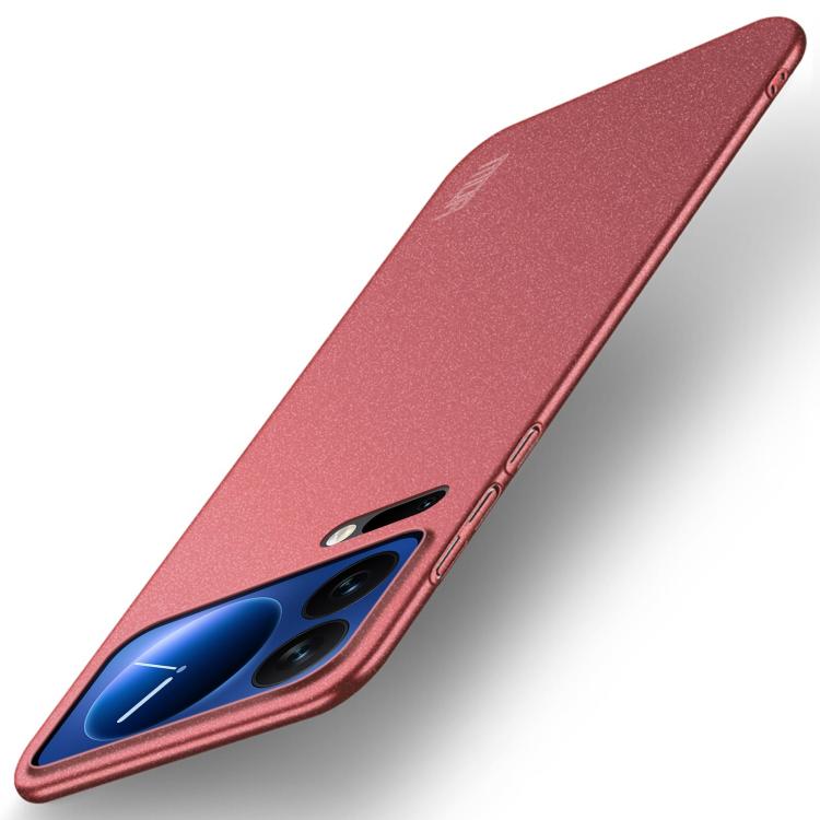 

For Xiaomi 17 Pro MOFI Fandun Series Frosted PC Ultra-thin All-inclusive Phone Case(Red)