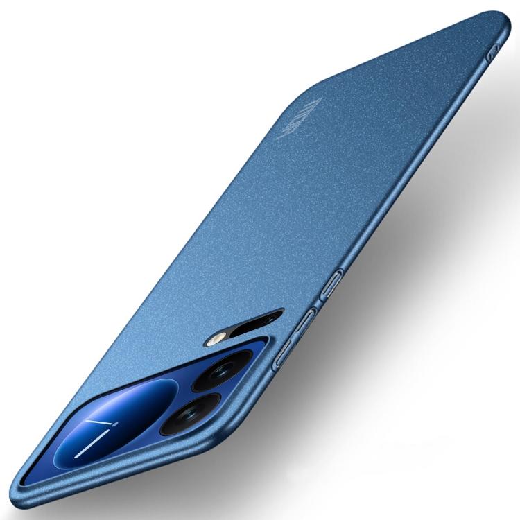 

For Xiaomi 17 Pro Max MOFI Fandun Series Frosted PC Ultra-thin All-inclusive Phone Case(Blue)