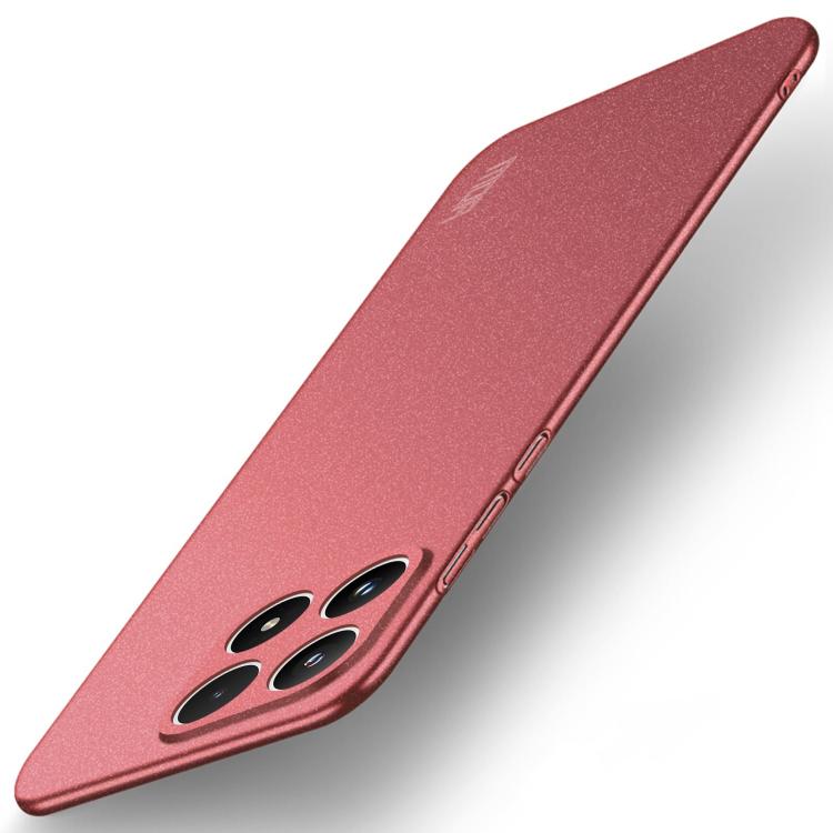 

For Xiaomi 17 MOFI Fandun Series Frosted PC Ultra-thin All-inclusive Phone Case(Red)