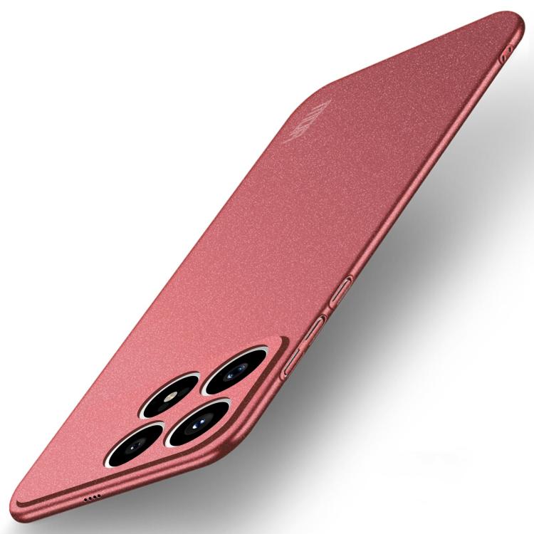 

For Xiaomi Redmi K90 MOFI Fandun Series Frosted PC Ultra-thin All-inclusive Phone Case(Red)