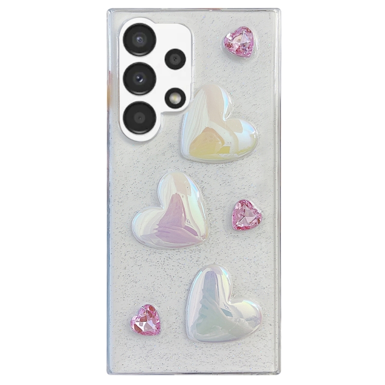 

For Samsung Galaxy A73 Love Epoxy TPU Protective Case(Pink)