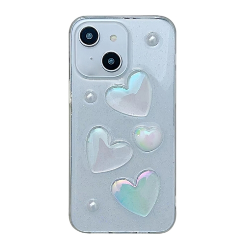 

For iPhone 13 Love Epoxy TPU Phone Case(Transparent)