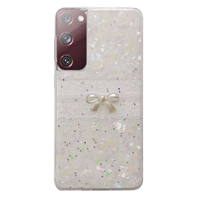

For Samsung Galaxy S20 FE Shell Pattern Bow TPU Phone Protective Case(Colorful)