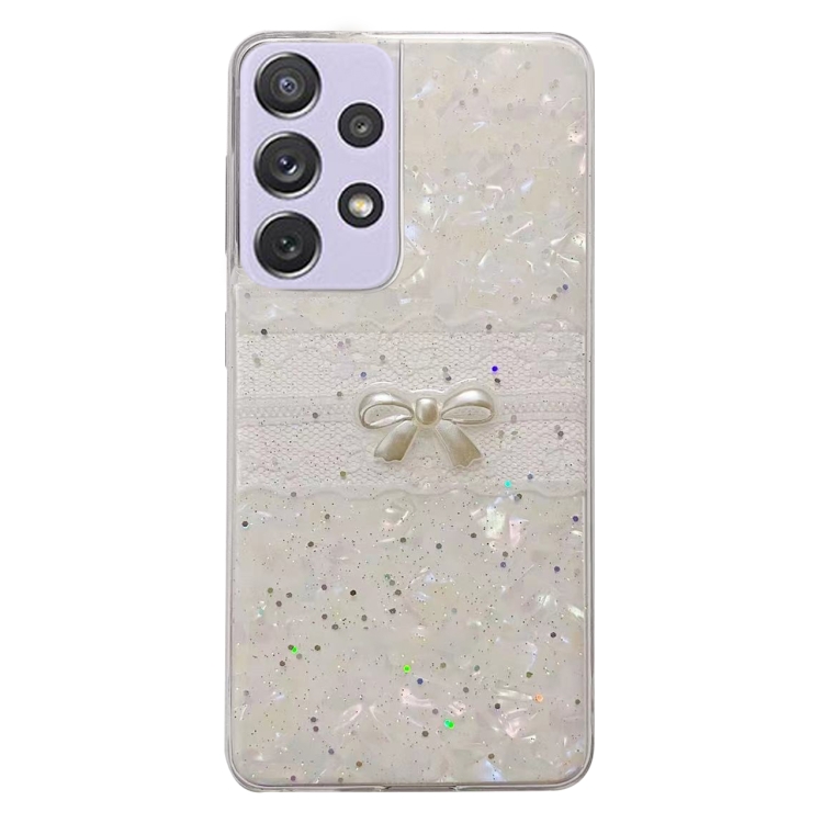 

For Samsung Galaxy A72 4G/5G Shell Pattern Bow TPU Phone Protective Case(Colorful)