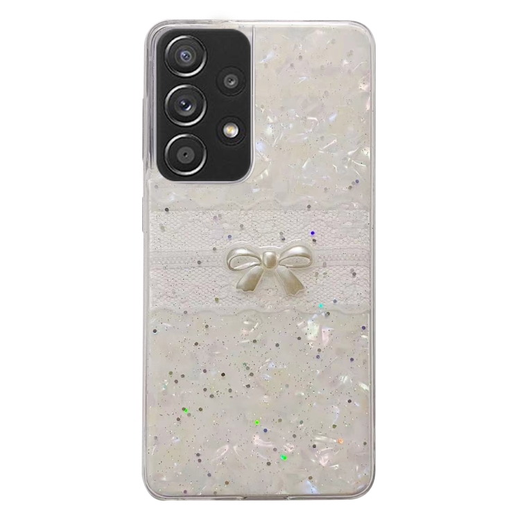 

For Samsung Galaxy A52 4G/5G Shell Pattern Bow TPU Phone Protective Case(Colorful)