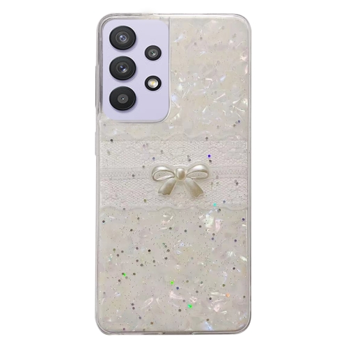 

For Samsung Galaxy A32 5G Shell Pattern Bow TPU Phone Protective Case(Colorful)