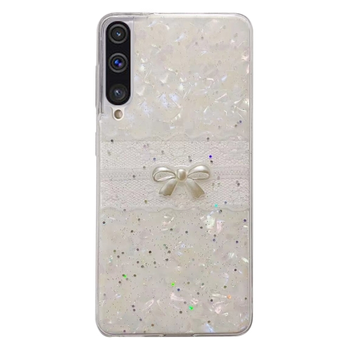 

For Samsung Galaxy A50/A50S/A30S Shell Pattern Bow TPU Phone Protective Case(Colorful)