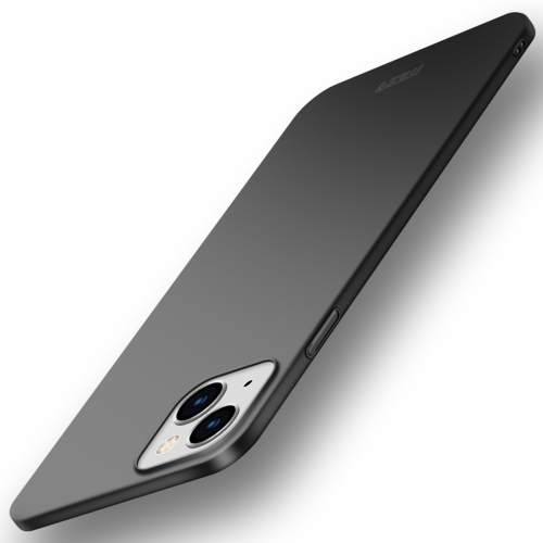 

For iPhone 15 MOFI Frosted PC Ultra-thin Hard Phone Case(Black)