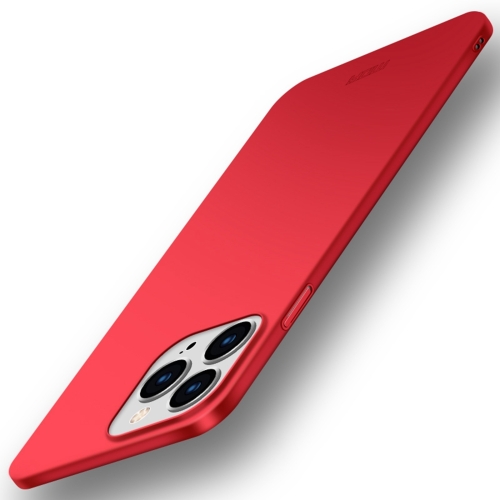 

For iPhone 15 Plus MOFI Frosted PC Ultra-thin Hard Phone Case(Red)