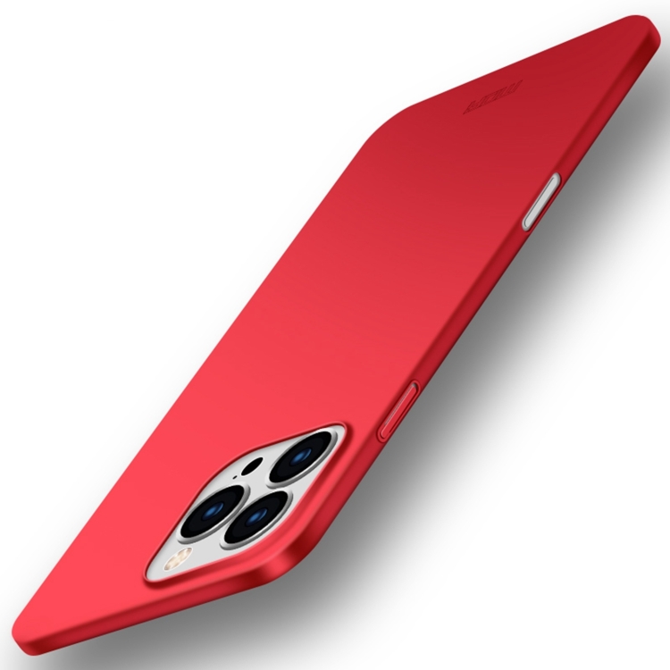 

For iPhone 16 Pro MOFI Frosted PC Ultra-thin Hard Phone Case(Red)
