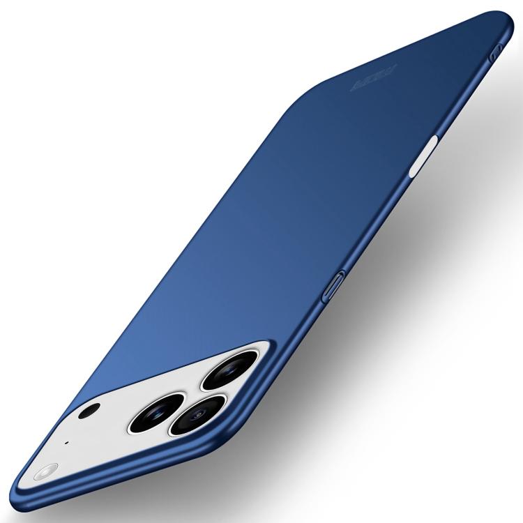 

For iPhone 17 Pro MOFI Frosted PC Ultra-thin Hard Phone Case(Blue)