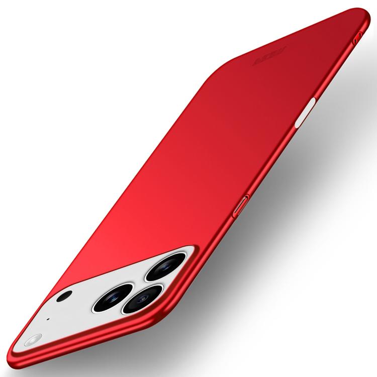

For iPhone 17 Pro MOFI Frosted PC Ultra-thin Hard Phone Case(Red)