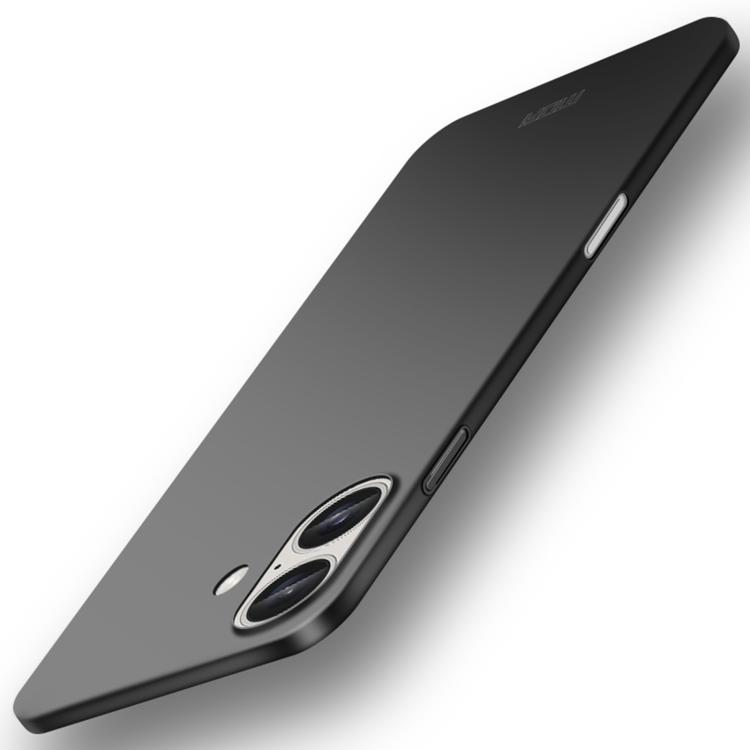 For iPhone 18 MOFI Frosted PC Ultra-thin Hard Phone Case(Black)