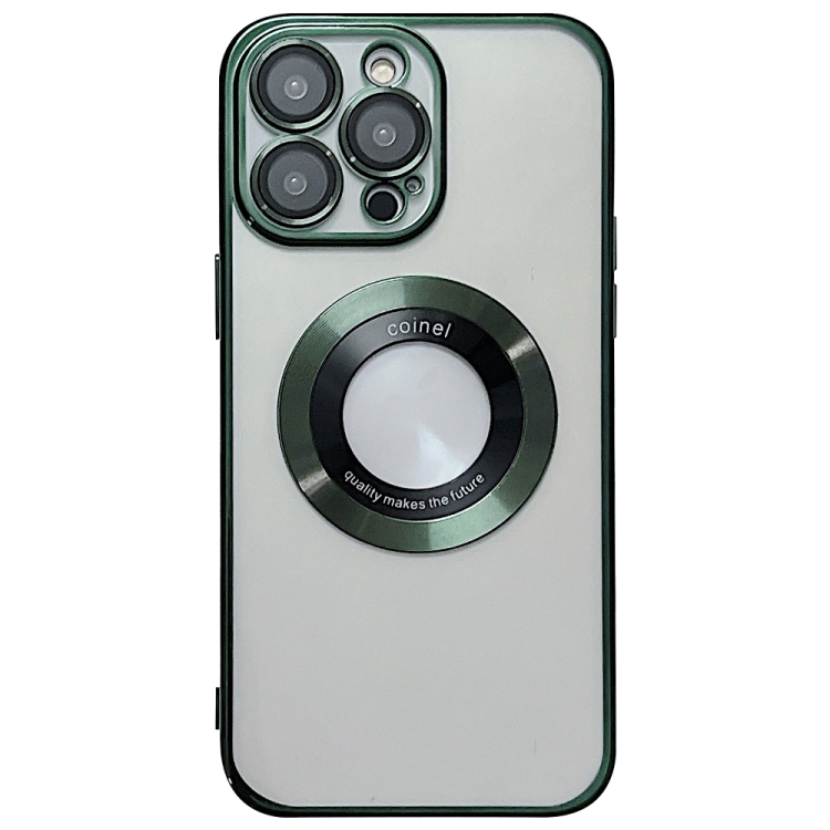 

For iPhone 14 Pro Electroplating Magsafe TPU Phone Case(Green)
