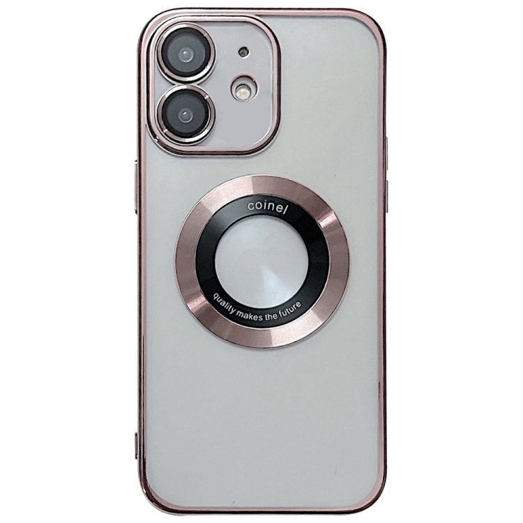 

For iPhone 11 Magsafe Electroplating TPU Phone Case(Rose)
