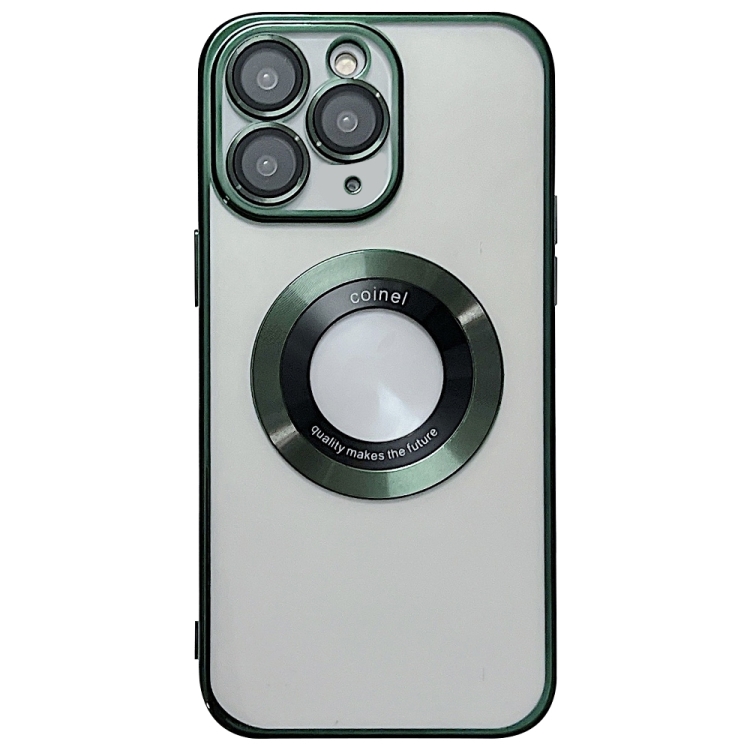 

For iPhone 11 Pro Electroplating Magsafe TPU Phone Case(Green)