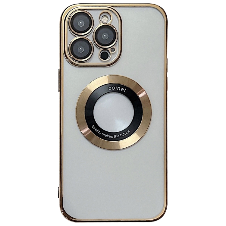 

For iPhone 15 Pro Electroplating Magsafe TPU Phone Case(Golden)