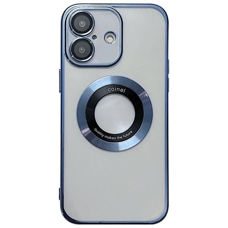 

For iPhone 17 Electroplating Magsafe TPU Phone Case(Blue)
