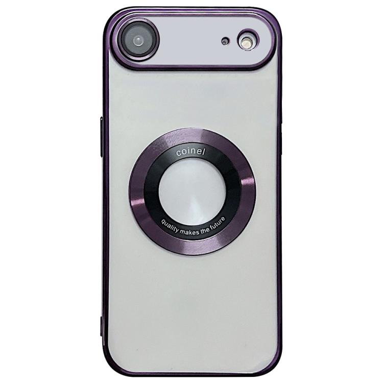 

For iPhone Air Electroplating Magsafe TPU Phone Case(Purple)