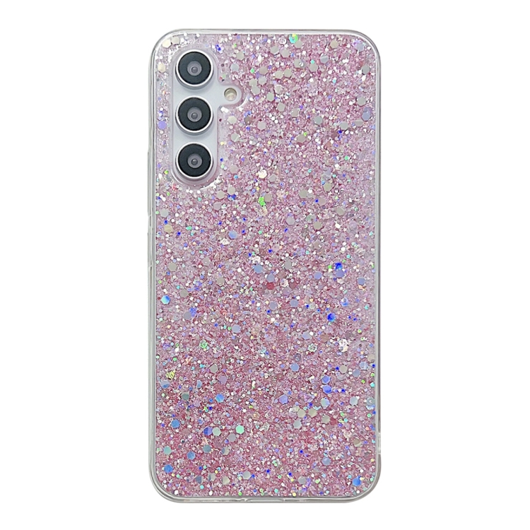 

For Samsung Galaxy A54 5G Glitter Sequins Epoxy TPU Phone Case(Pink)