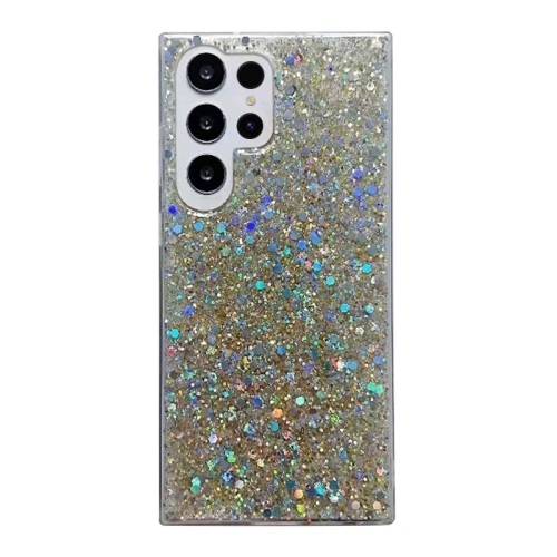 For Samsung Galaxy S24 Ultra 5G Glitter Sequins Epoxy TPU Phone Case(Gold)